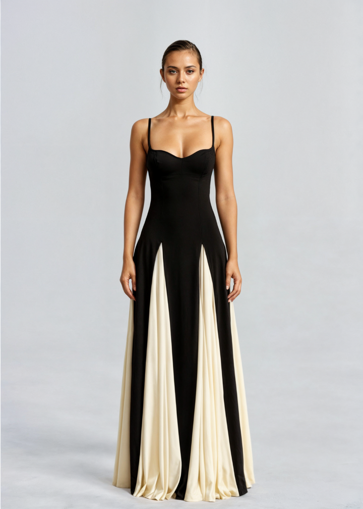Women's Elegant Maxi Dress-Metro Lane Plaza