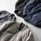 Men's Quilted Bomber Jacket-Metro Lane Plaza