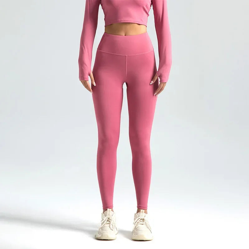 Sømløse Y2K-leggings til kvinder med høj talje og løftende effekt på bagdelen