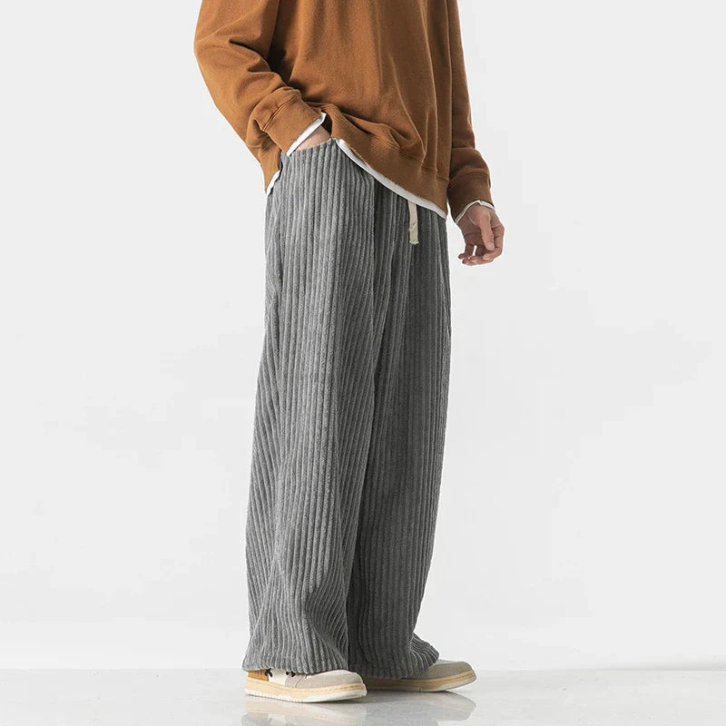 Men's Corduroy Sweatpants for Comfort and Style-Metro Lane Plaza