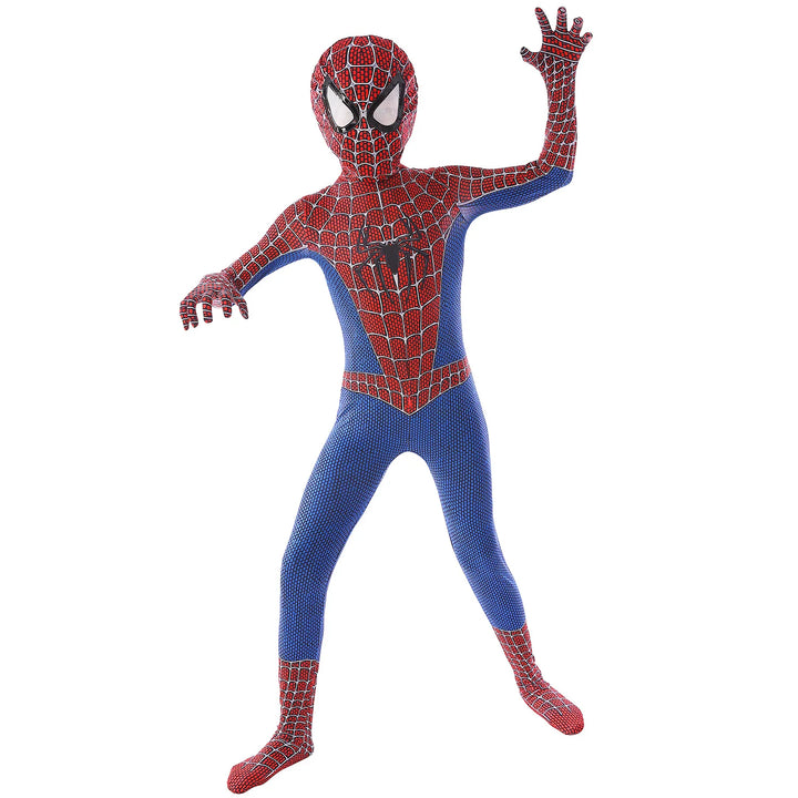 Disfraz de superhéroe de anime para Halloween infantil, traje zentai de cosplay de cuerpo completo para niños y niñas