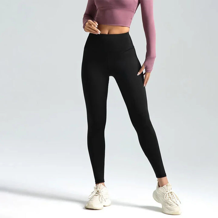 Sømløse Y2K-leggings til kvinder med høj talje og løftende effekt på bagdelen
