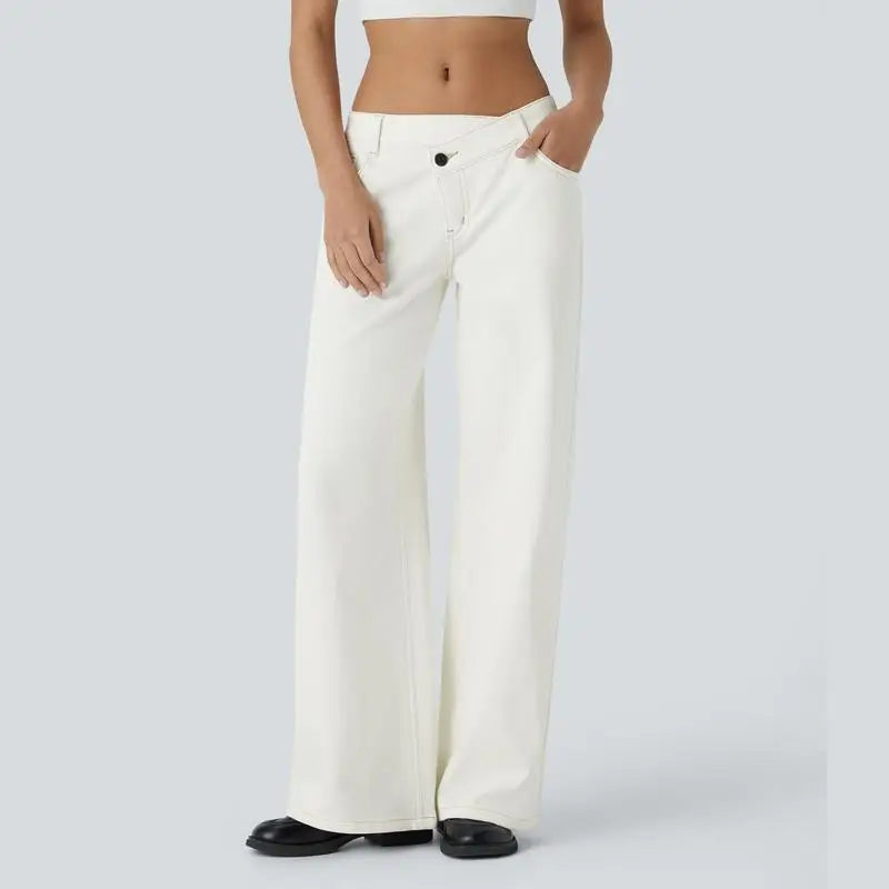 Serenity | Women's Baggy Wide-Leg Jeans-Metro Lane Plaza