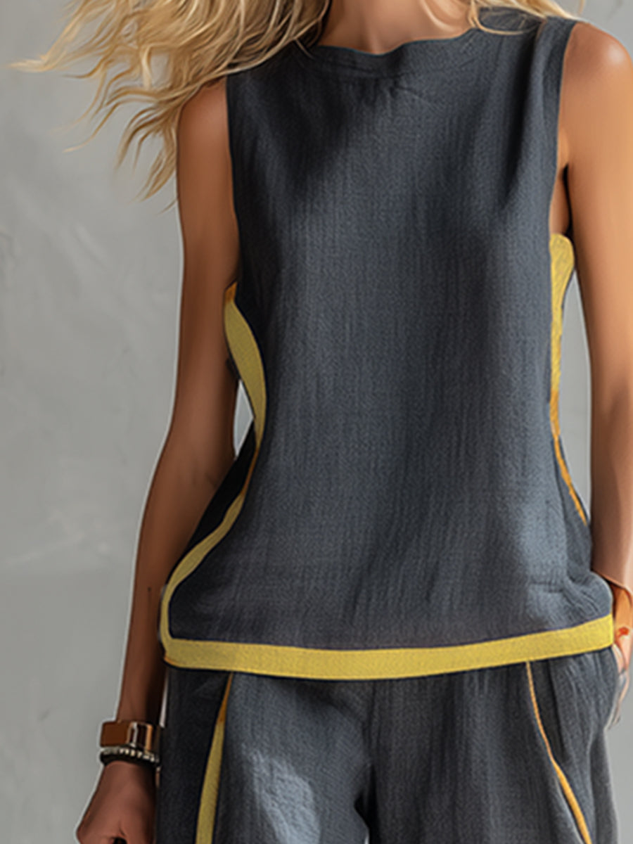 Zoe | Women's Elegant Casual Two-Piece Outfit-Metro Lane Plaza