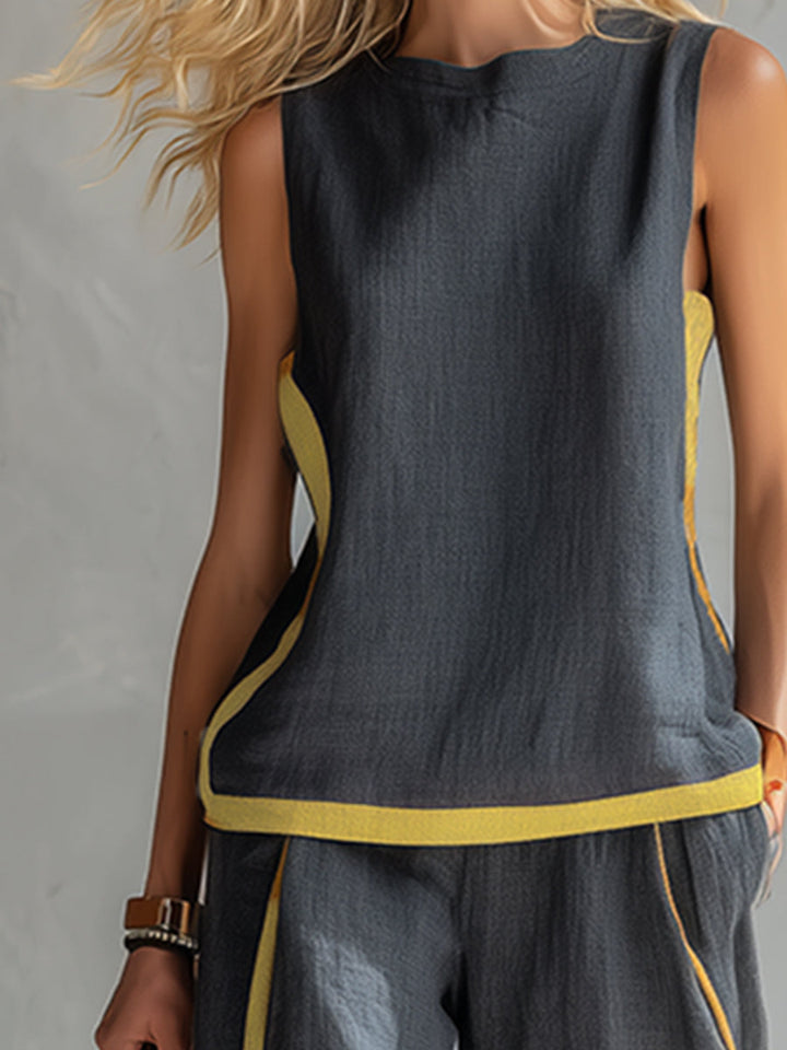 Zoe | Women's Elegant Casual Two-Piece Outfit-Metro Lane Plaza