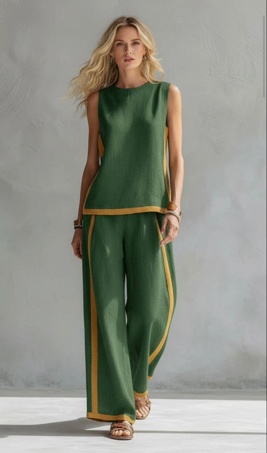 Zoe | Women's Elegant Casual Two-Piece Outfit-Metro Lane Plaza