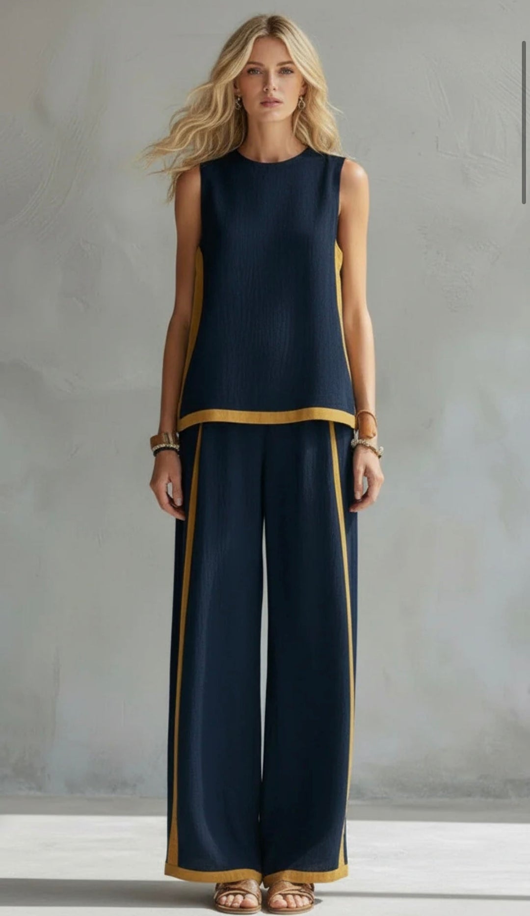 Zoe | Women's Elegant Casual Two-Piece Outfit-Metro Lane Plaza
