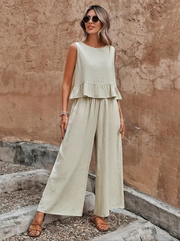 Aria | Women's Comfortable Loungewear Two-Piece Set-Metro Lane Plaza