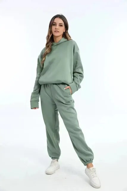 Skylar | Women's Oversized Hooded Tracksuit-Metro Lane Plaza
