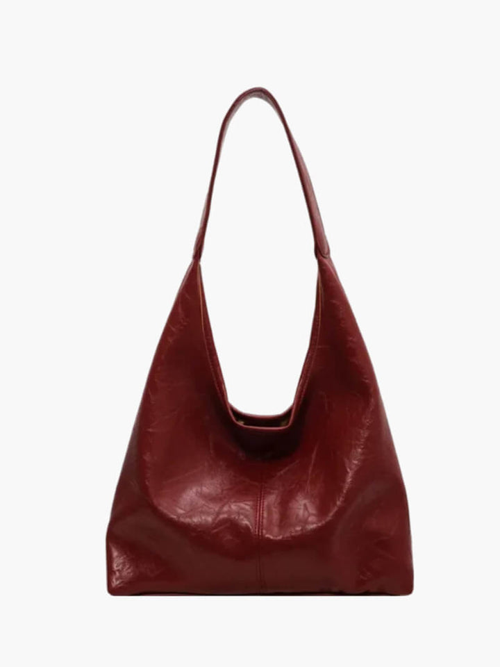 Leather Shoulder Bag | Women's Minimalist High-Quality Leather Design-Metro Lane Plaza
