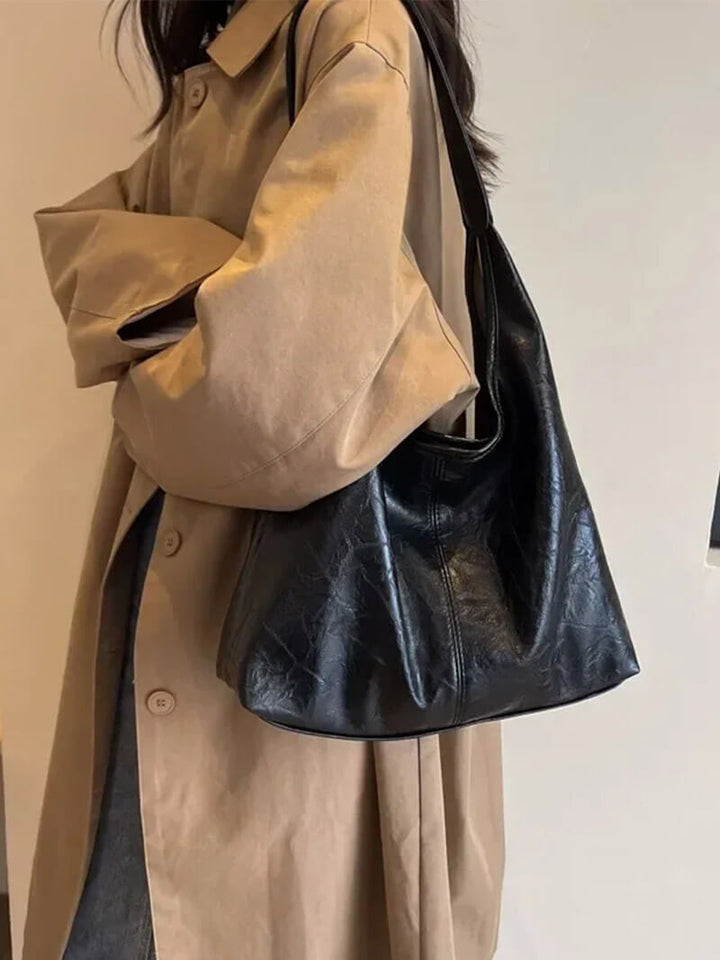 Leather Shoulder Bag | Women's Minimalist High-Quality Leather Design-Metro Lane Plaza