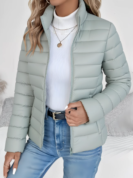 Evie | Women's Elegant Lightweight Quilted Puffer Jacket-Metro Lane Plaza