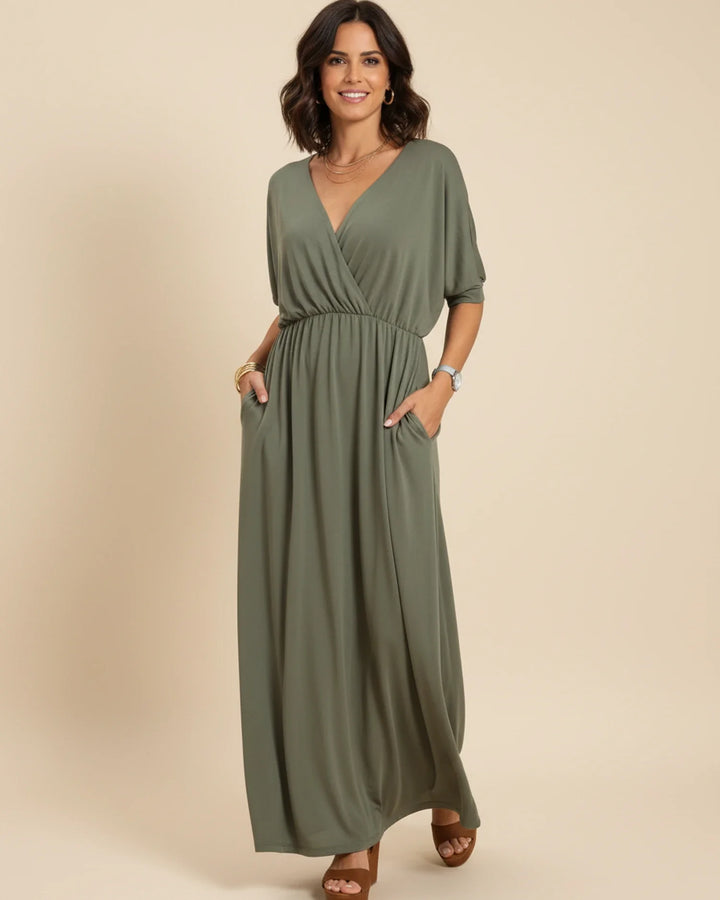 Sophia | Women's Maxi Dress with Pockets for Comfort and Style-Metro Lane Plaza