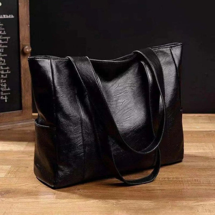 Sophia | Women's Retro Shoulder Bag with Smooth Surface-Metro Lane Plaza