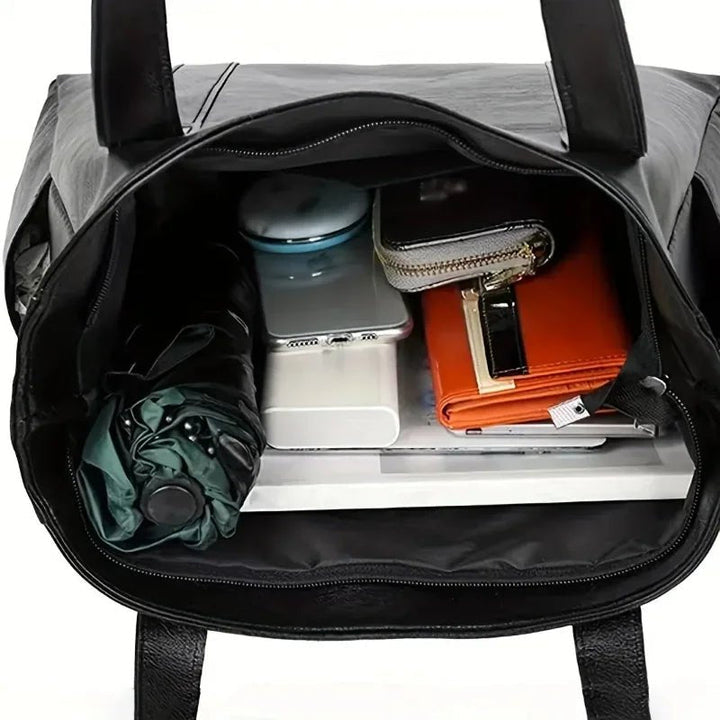 Sophia | Women's Retro Shoulder Bag with Smooth Surface-Metro Lane Plaza
