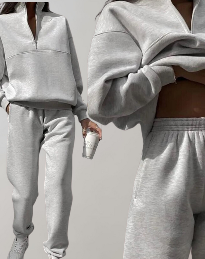 Luna | Women's Cozy Stylish Fleece Set-Metro Lane Plaza