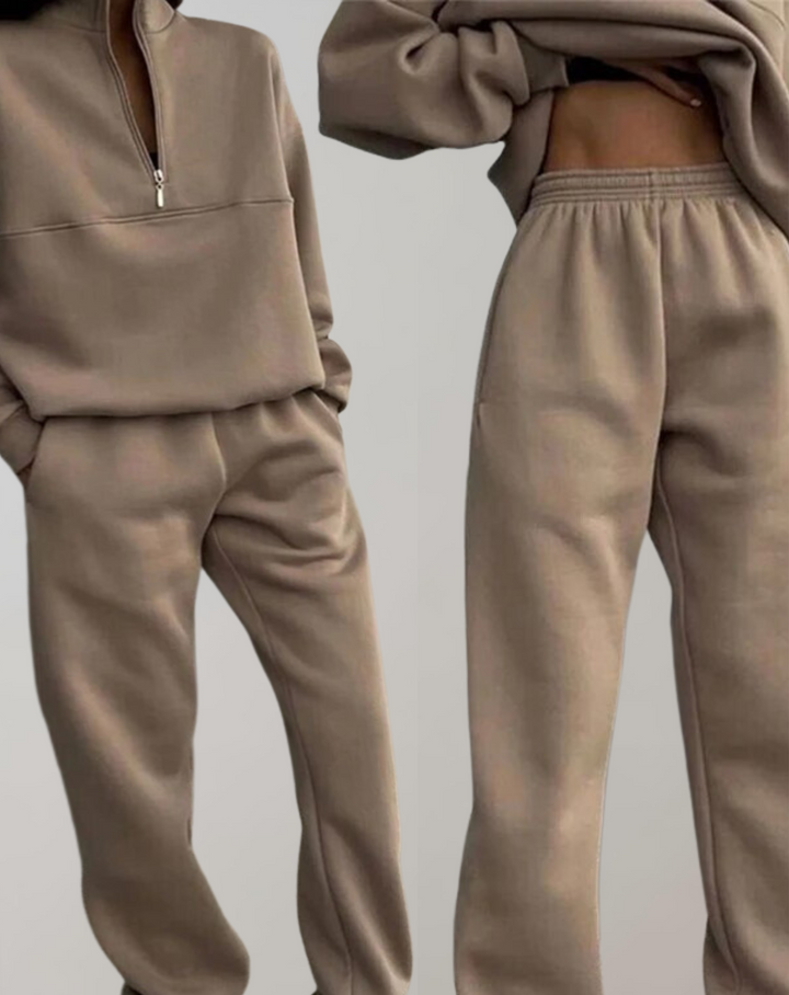 Luna | Women's Cozy Stylish Fleece Set-Metro Lane Plaza