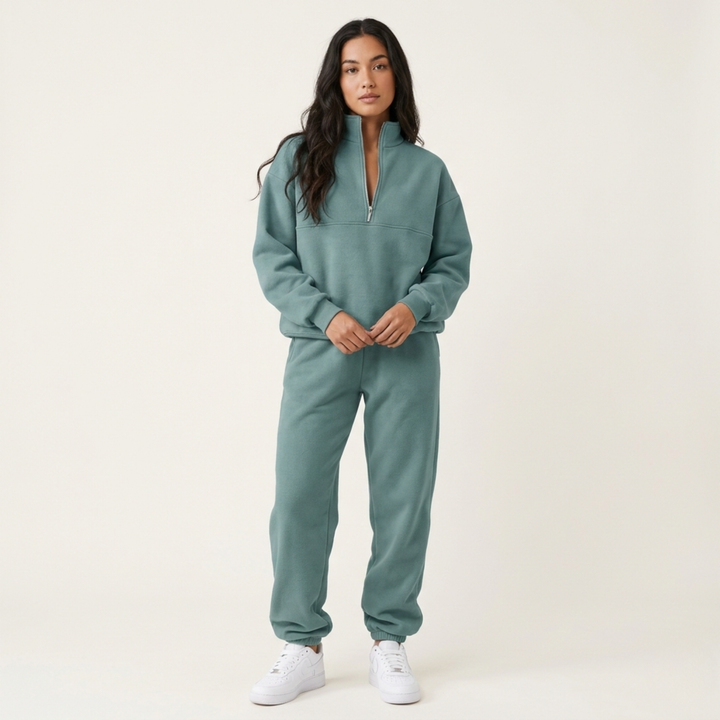 Luna | Women's Cozy Stylish Fleece Set-Metro Lane Plaza