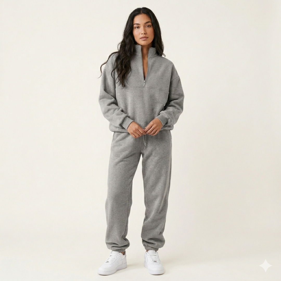 Luna | Women's Cozy Stylish Fleece Set-Metro Lane Plaza