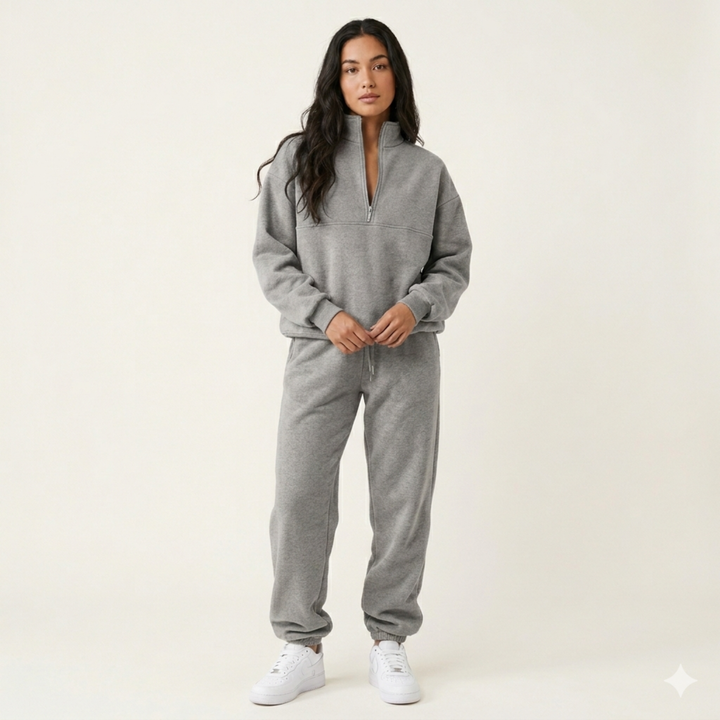 Luna | Women's Cozy Stylish Fleece Set-Metro Lane Plaza