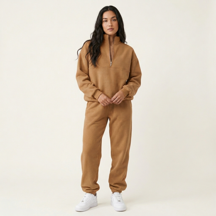 Luna | Women's Cozy Stylish Fleece Set-Metro Lane Plaza