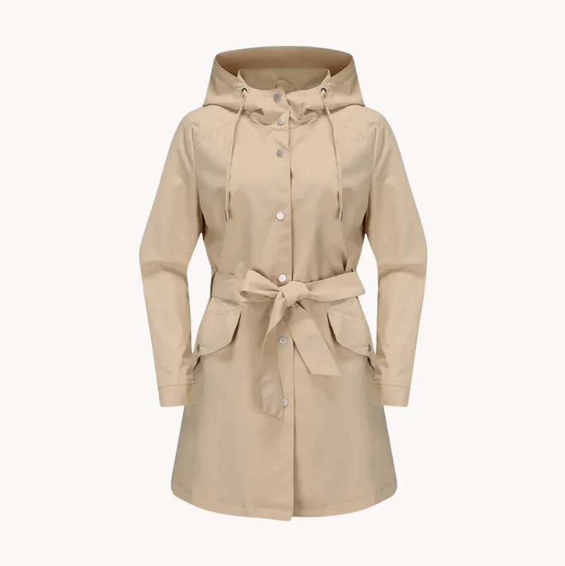 Ava | Women's Elegant Waterproof Trench Coat for Everyday Wear-Metro Lane Plaza