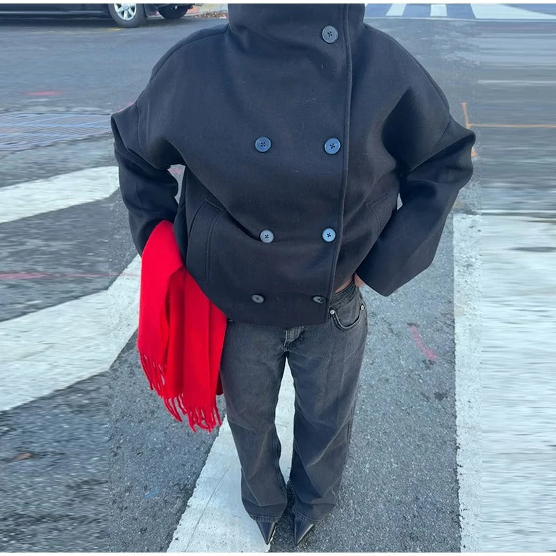 Iris | Women's Elegant Versatile Short Coat-Metro Lane Plaza