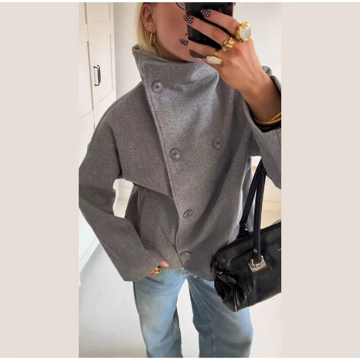 Iris | Women's Elegant Versatile Short Coat-Metro Lane Plaza