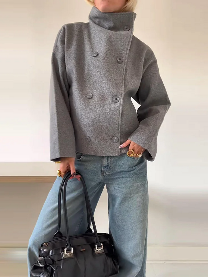 Iris | Women's Elegant Versatile Short Coat-Metro Lane Plaza