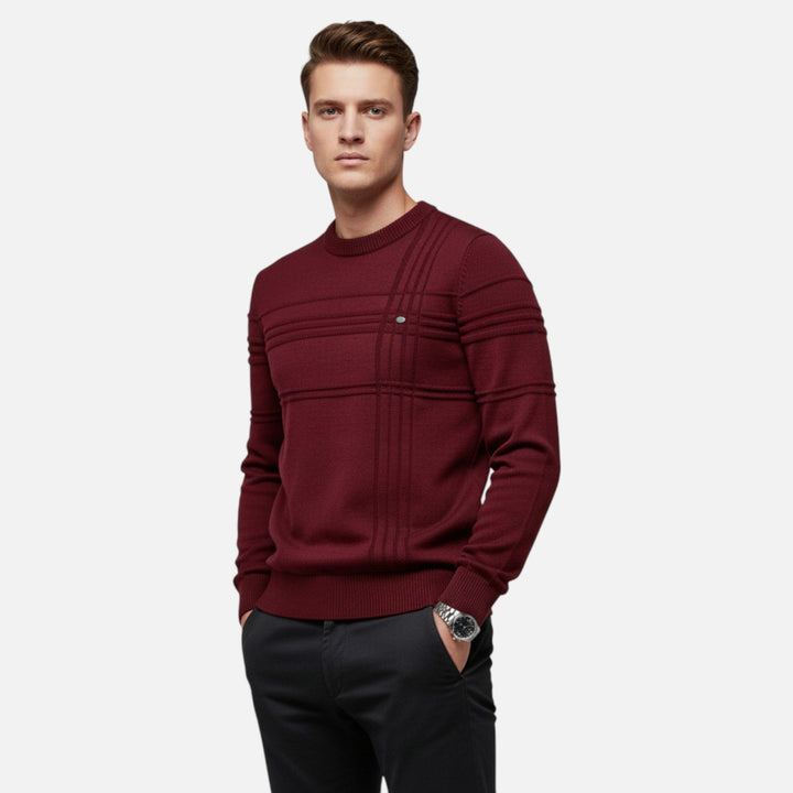 Walter | Men's Elegant Comfort Sweater-Metro Lane Plaza