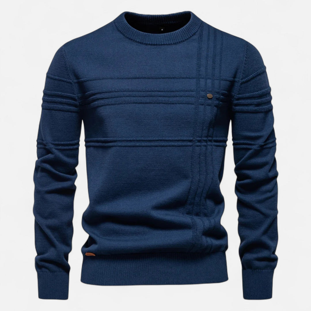 Walter | Men's Elegant Comfort Sweater-Metro Lane Plaza