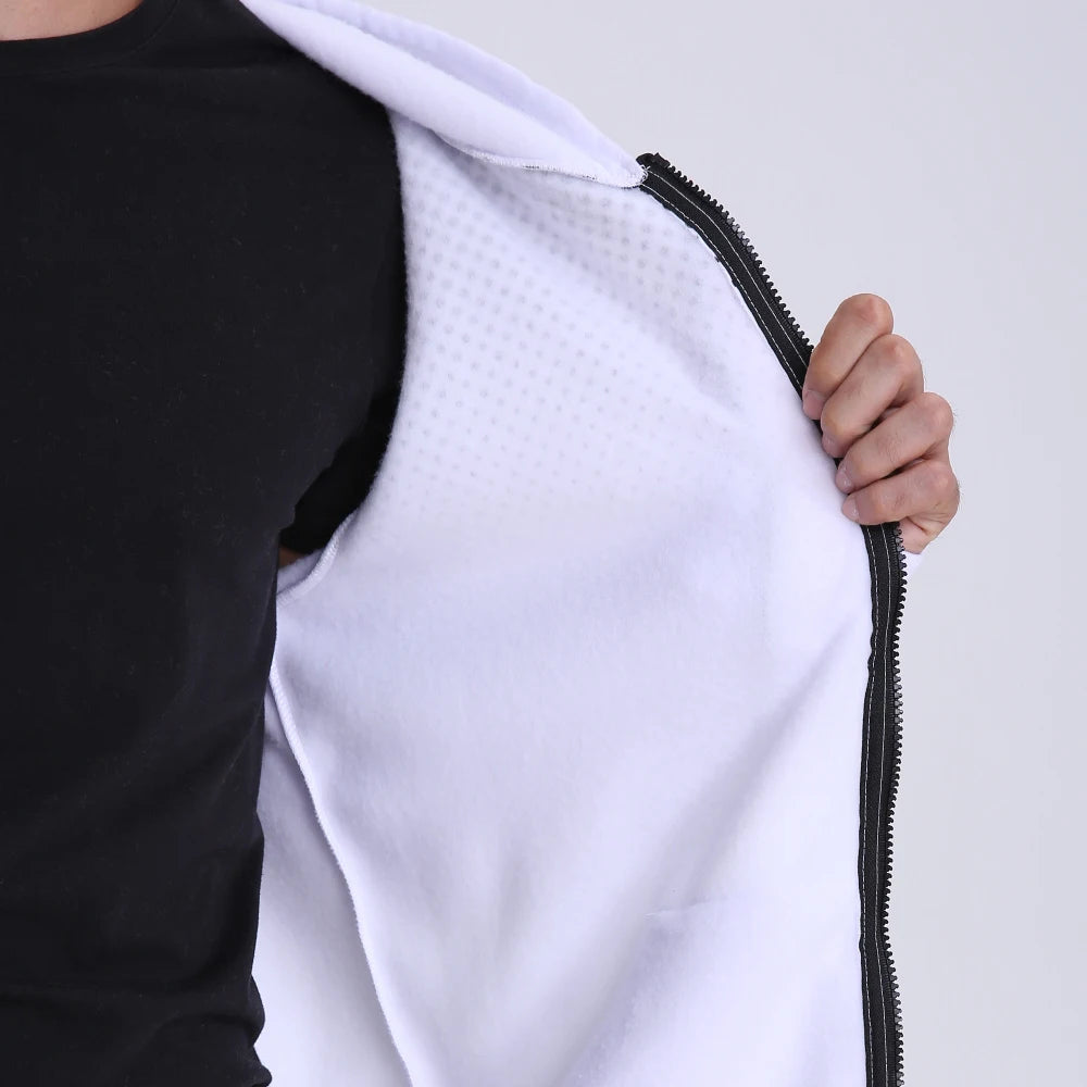 Michael | Men's Soft Breathable Zip-Up Hooded Jacket-Metro Lane Plaza