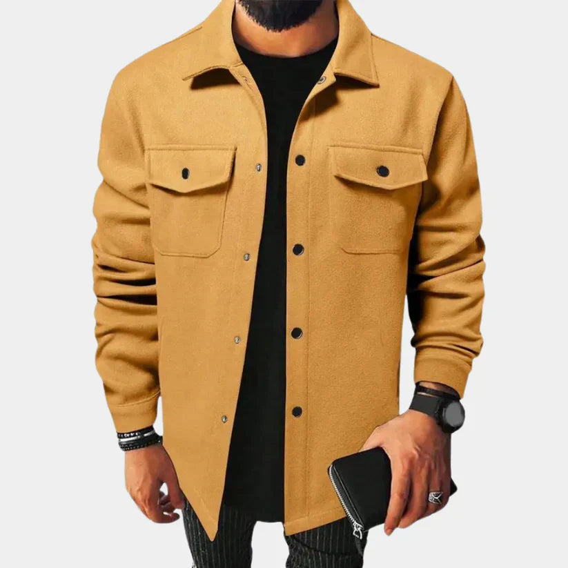 Tobias | Men's Stylish Cozy Winter Shirt Jacket-Metro Lane Plaza