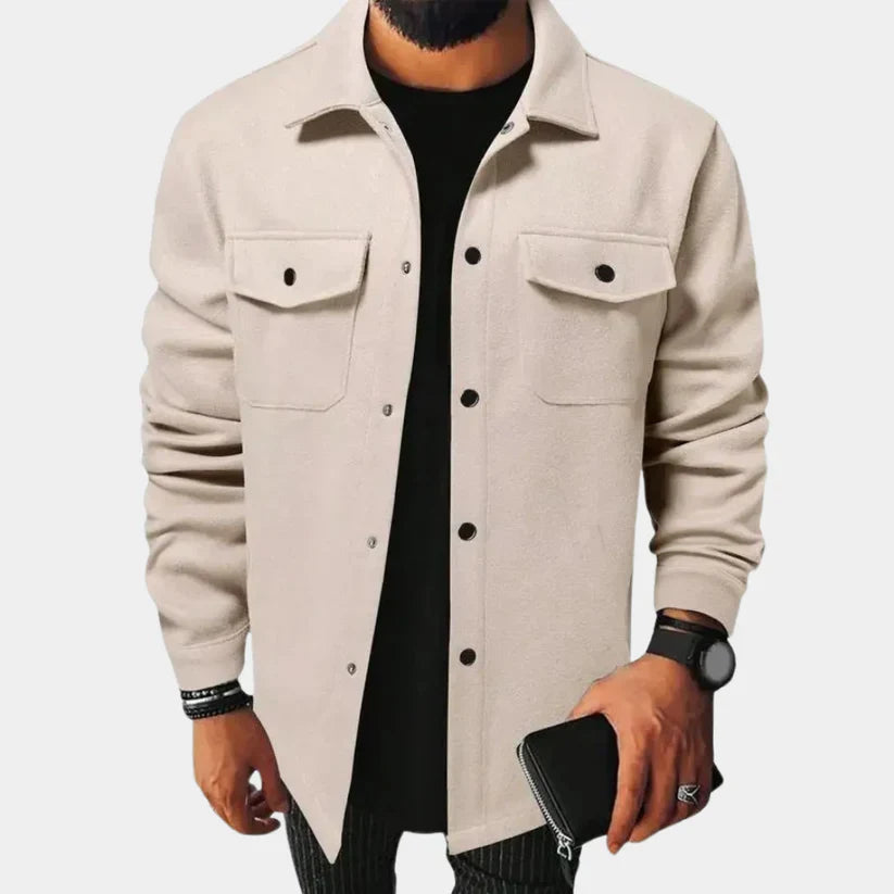 Tobias | Men's Stylish Cozy Winter Shirt Jacket-Metro Lane Plaza