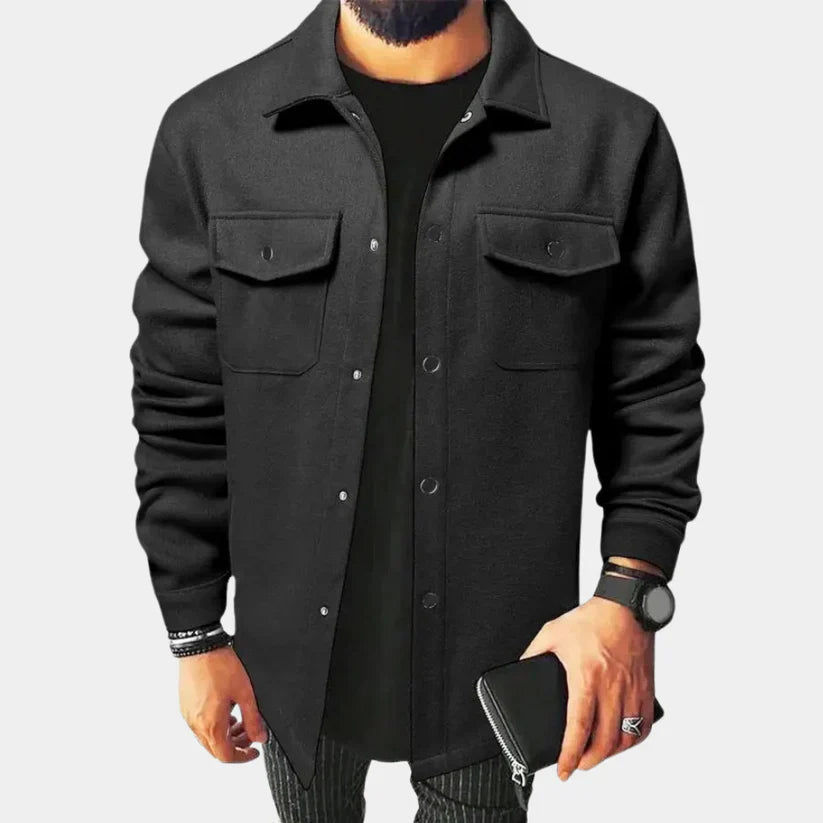Tobias | Men's Stylish Cozy Winter Shirt Jacket-Metro Lane Plaza