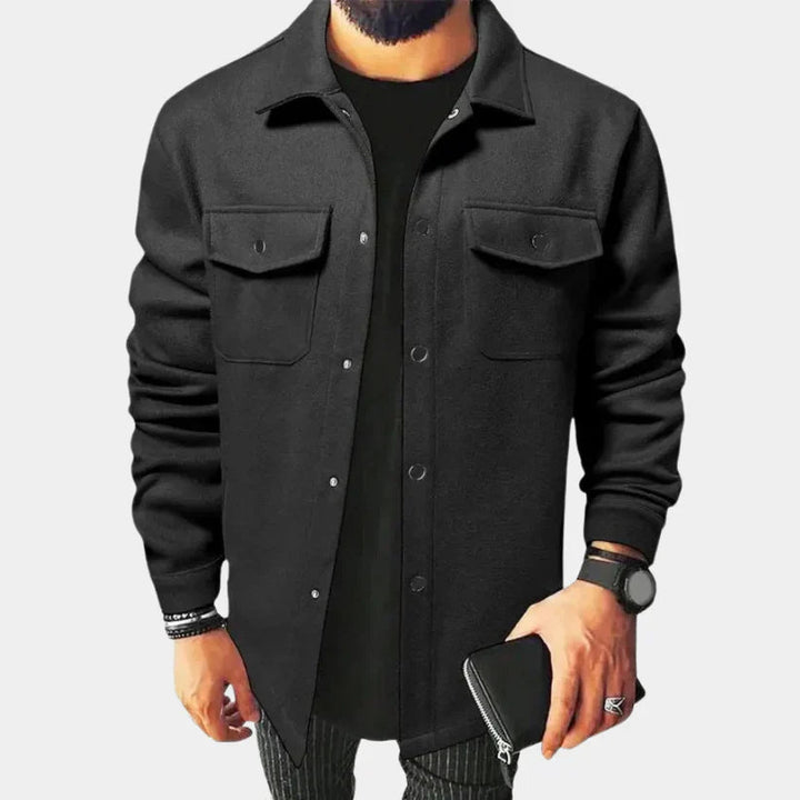 Tobias | Men's Stylish Cozy Winter Shirt Jacket-Metro Lane Plaza