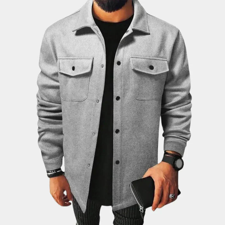 Tobias | Men's Stylish Cozy Winter Shirt Jacket-Metro Lane Plaza