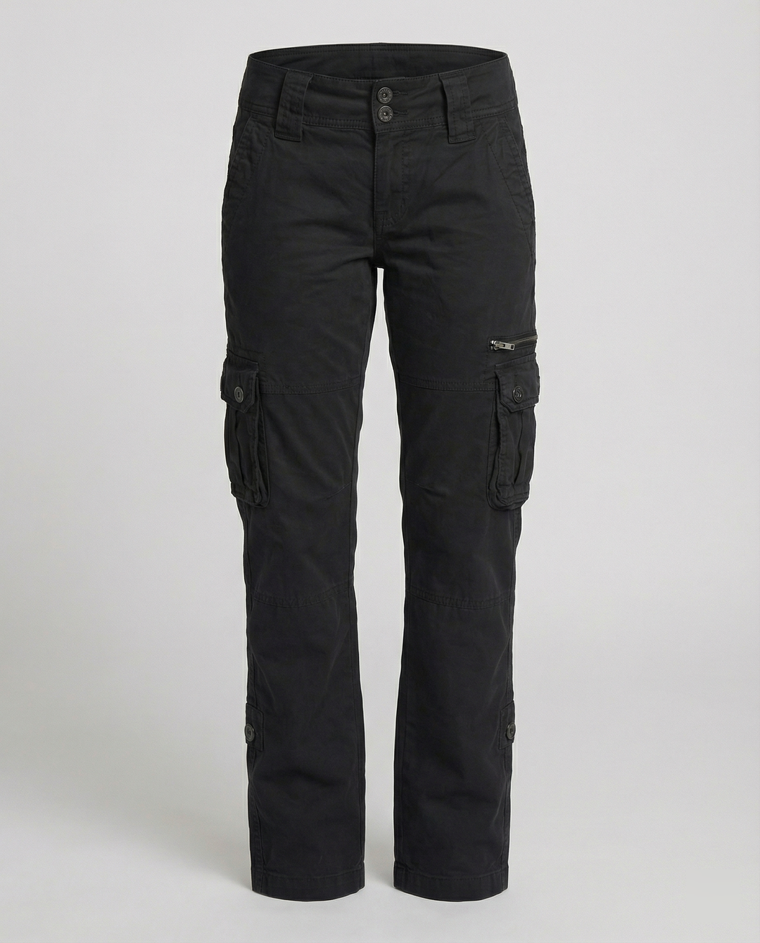 Taylor | Women's Versatile High-Waisted Utility Cargo Pants-Metro Lane Plaza