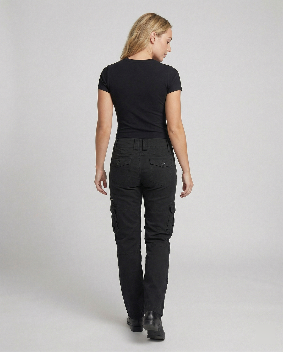 Taylor | Women's Versatile High-Waisted Utility Cargo Pants-Metro Lane Plaza
