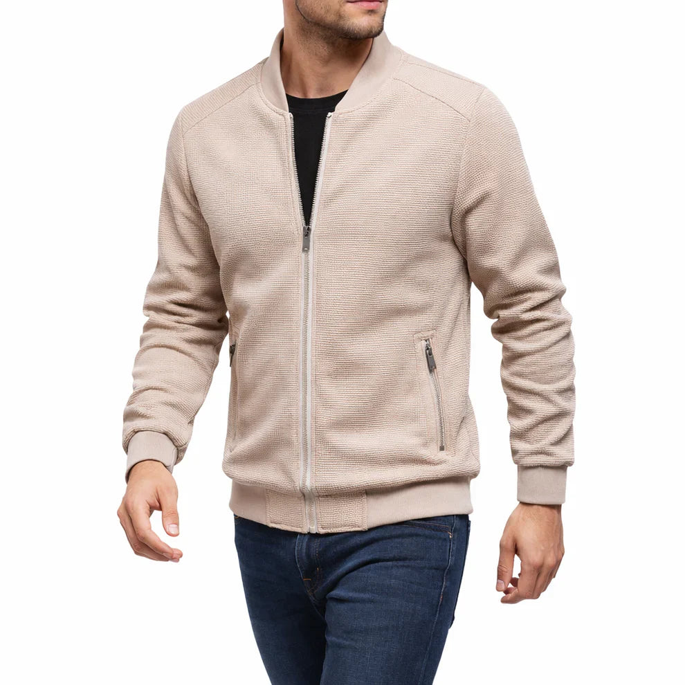 Liam | Lightweight Stylish Men's Bomber Jacket-Metro Lane Plaza