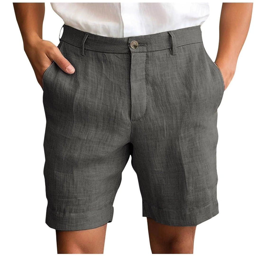 Thomas | Lightweight Modern Fit Men's Casual Shorts-Metro Lane Plaza