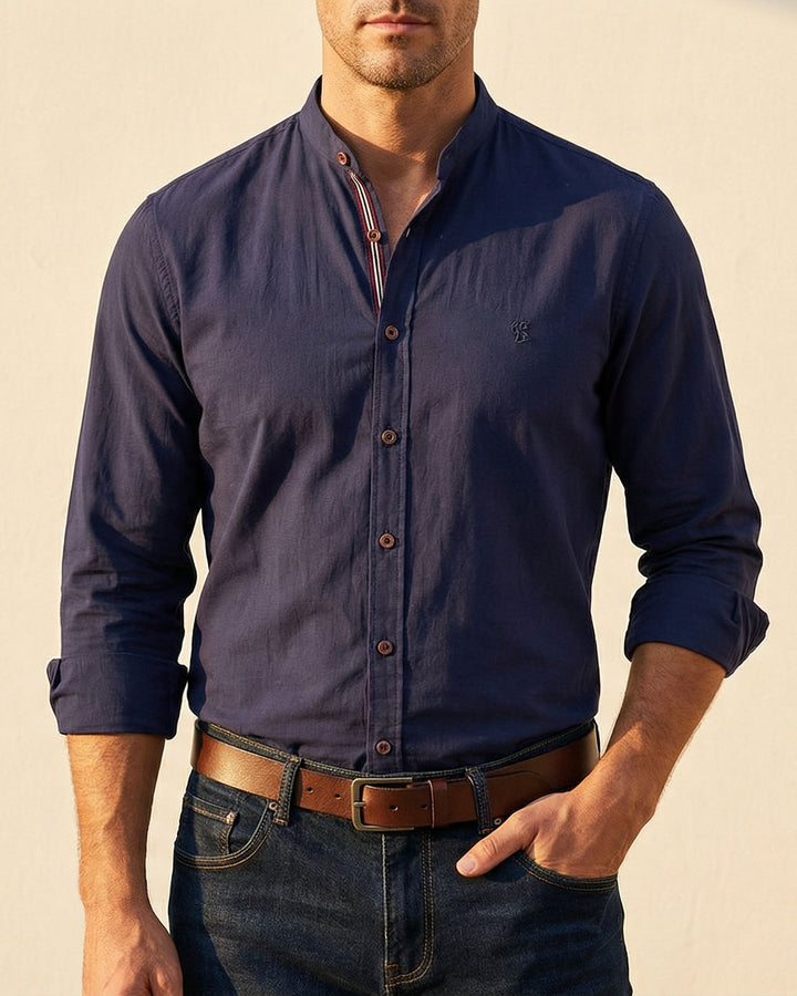 Cooper | Men's Stylish Breathable Cotton Shirt-Metro Lane Plaza