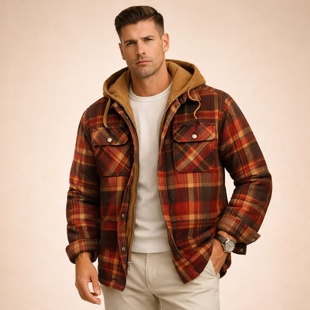 Atlas | Multicolored Men's Winter Jacket-Metro Lane Plaza