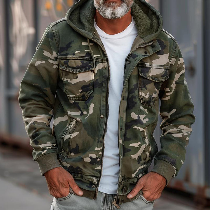 Johnny | Men's Modern Functional Cargo Jacket-Metro Lane Plaza