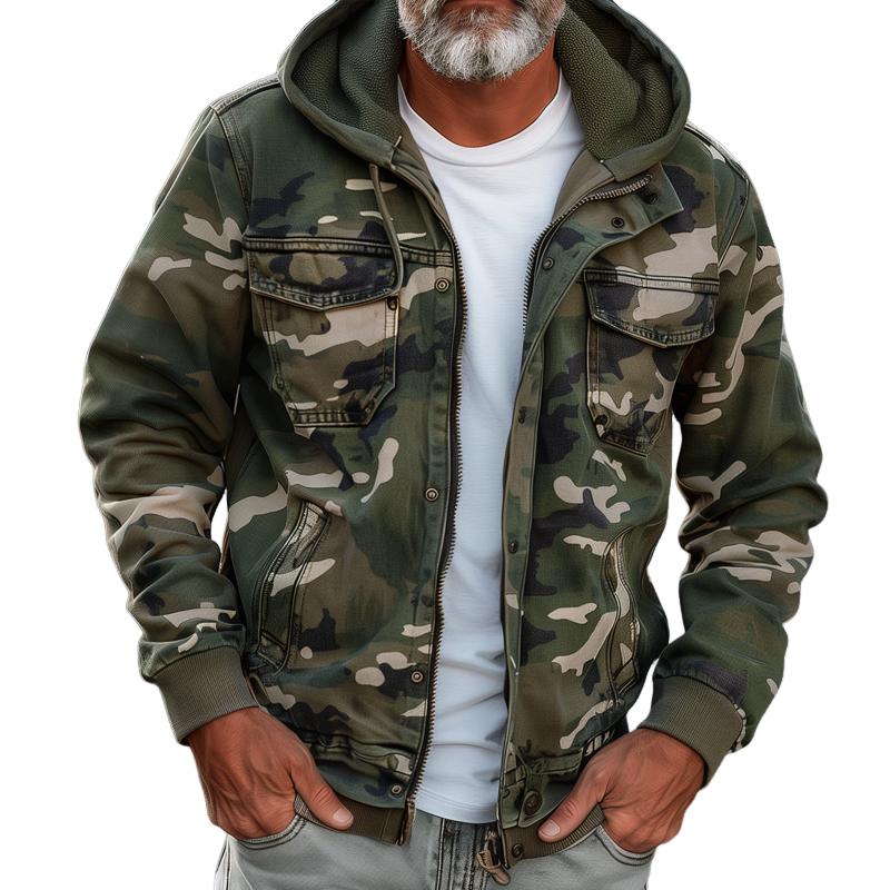 Johnny | Men's Modern Functional Cargo Jacket-Metro Lane Plaza