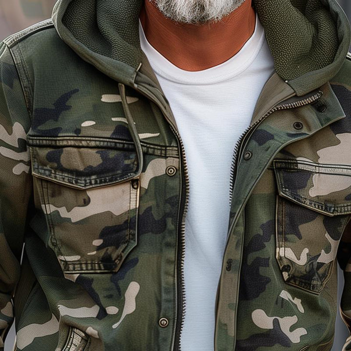 Johnny | Men's Modern Functional Cargo Jacket-Metro Lane Plaza