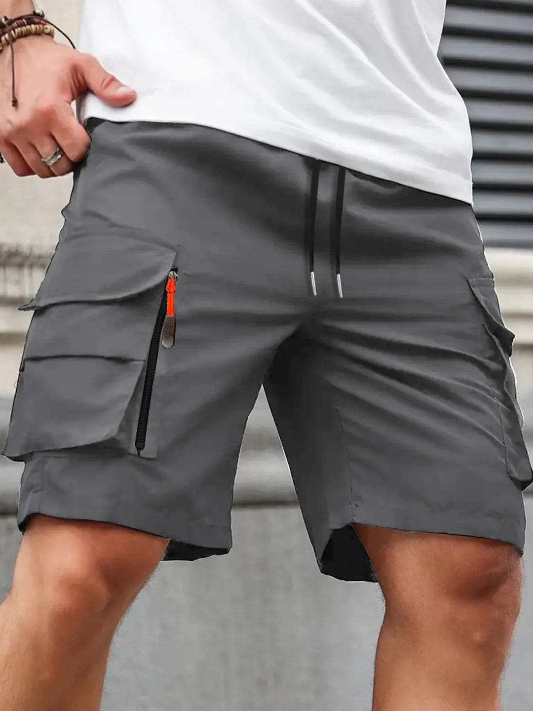 Leo | Men's Rugged Lightweight Cargo Shorts-Metro Lane Plaza