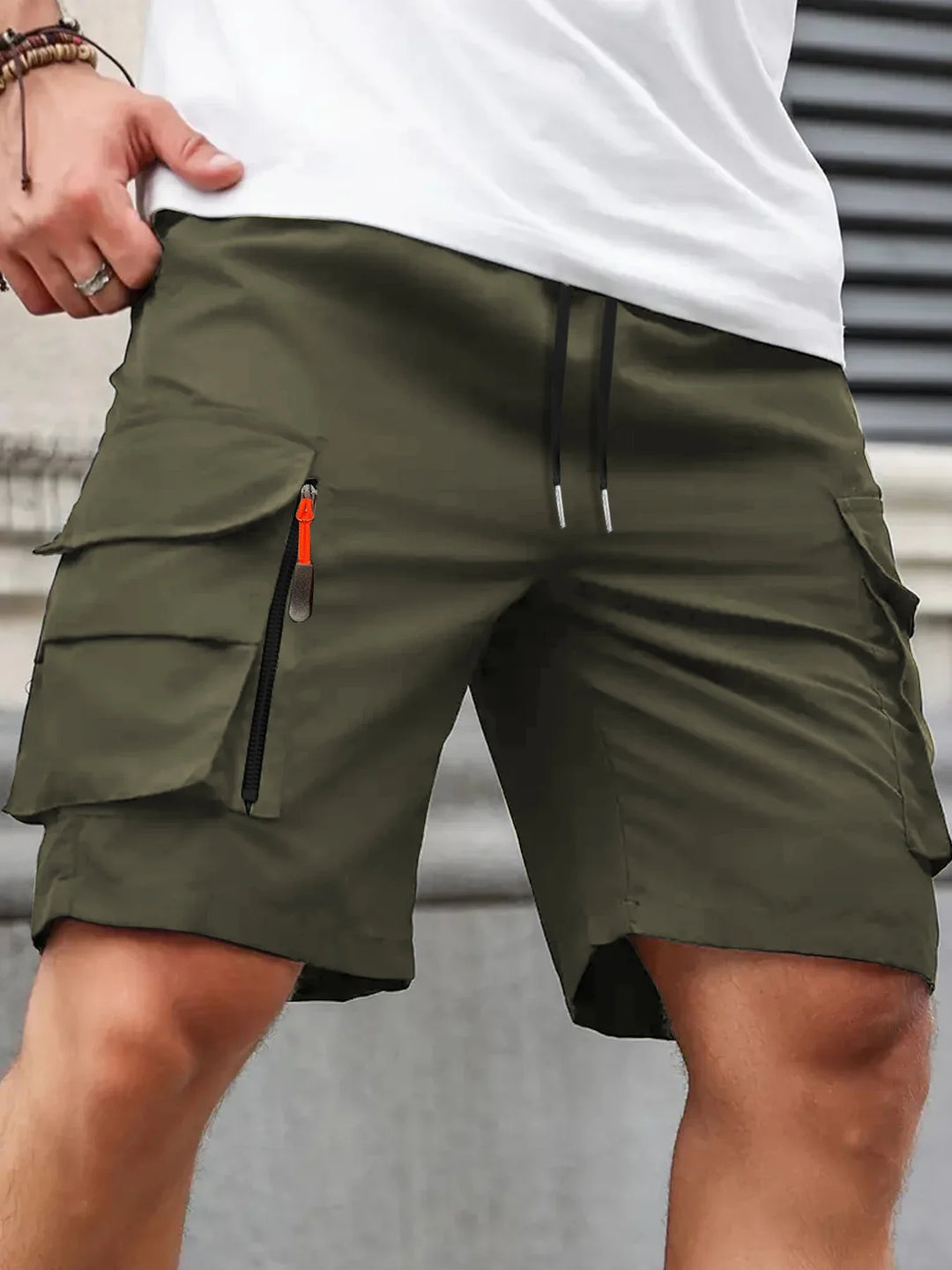Leo | Men's Rugged Lightweight Cargo Shorts-Metro Lane Plaza