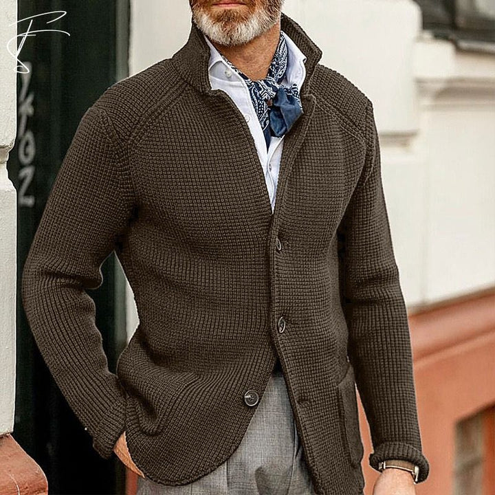 Cárdigan de algodón para hombre, cómodo y elegante