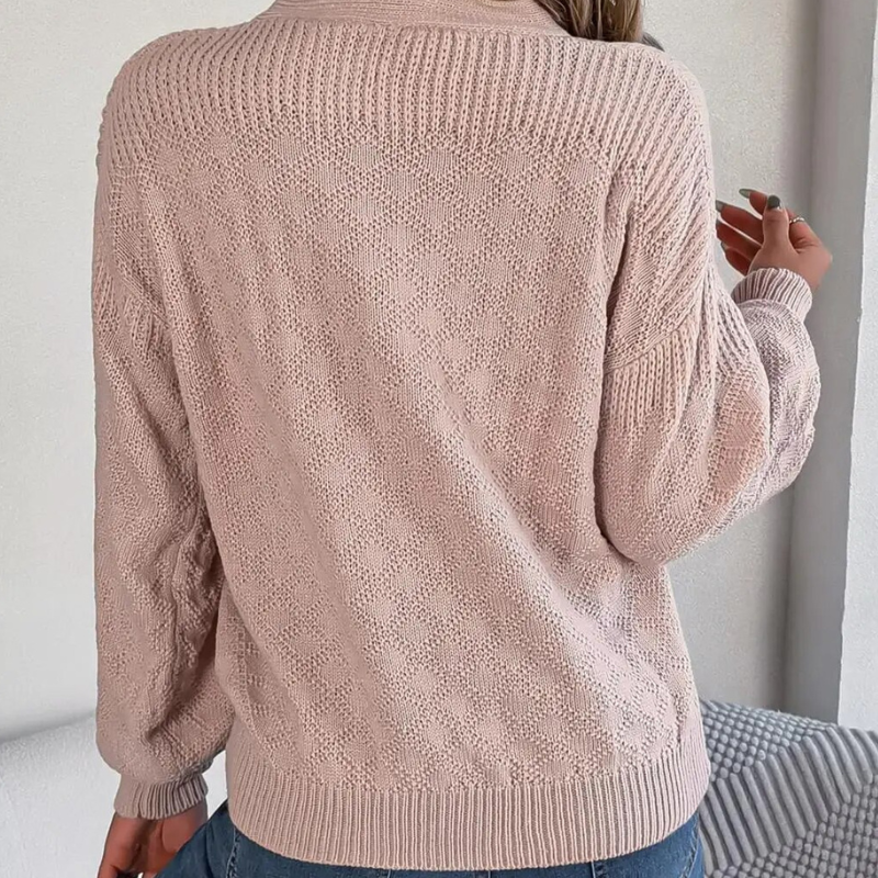 Women's V-Neck Sweater - Athena Style-Metro Lane Plaza
